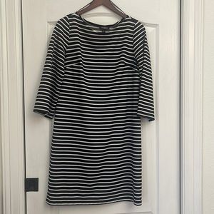 Black and white striped